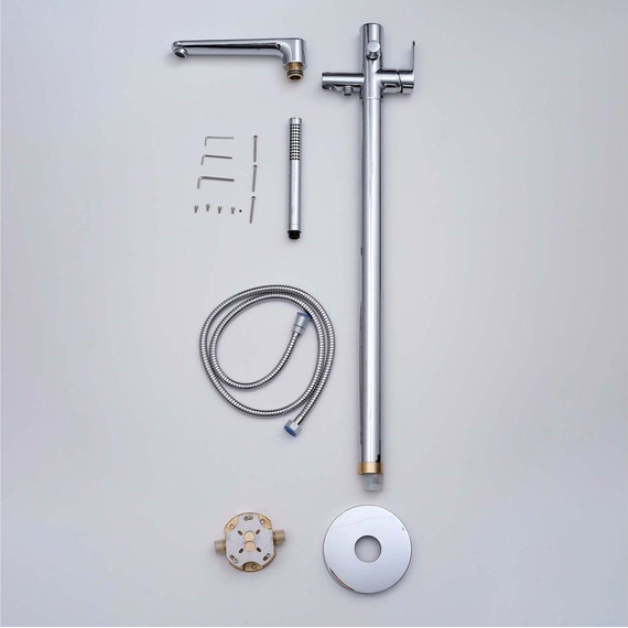 Смеситель для ванны Aquatek Ника AQ1845CR, Цвет производителя: хром - фото 4