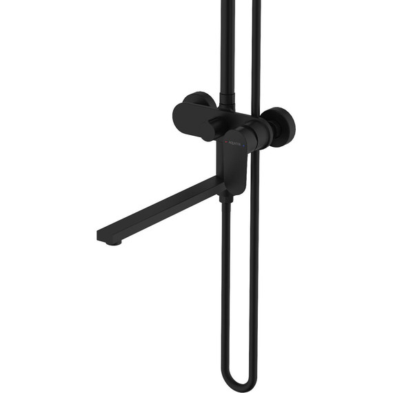 Душевая стойка Aquatek Ника AQ2840MB, чёрный матовый, Цвет производителя: чёрный матовый - фото 3