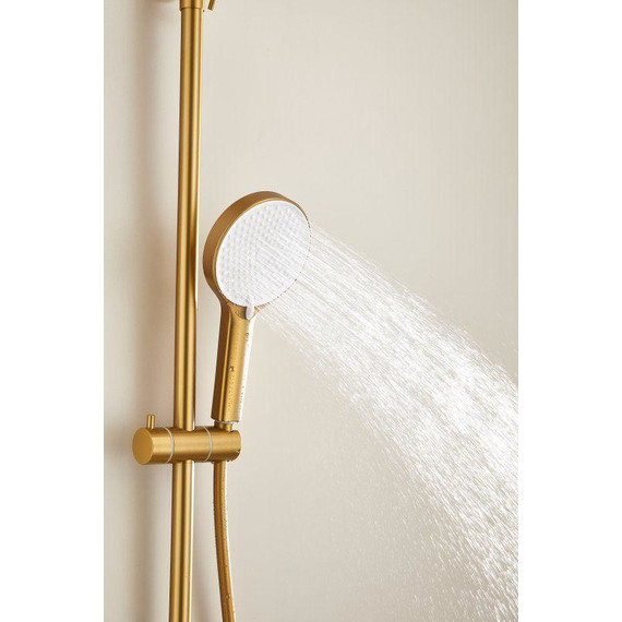 Душевая стойка Belz B24813-5, золото матовое - фото 13