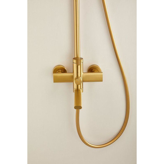 Душевая стойка Belz B24813-5, золото матовое - фото 28