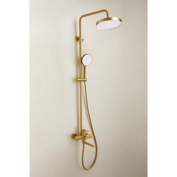 Душевая стойка Belz B24813-5, золото матовое - фото 31