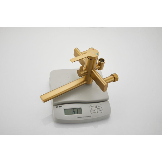 Душевая стойка Belz B24813-5, золото матовое - фото 32