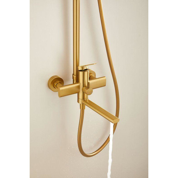 Душевая стойка Belz B24813-5, золото матовое - фото 35