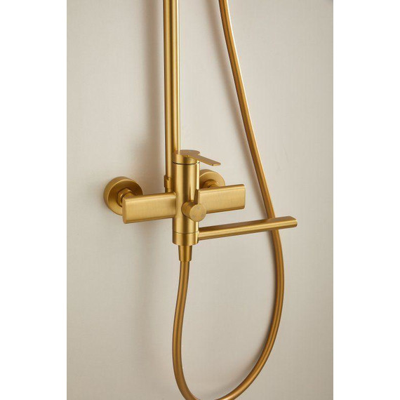 Душевая стойка Belz B24813-5, золото матовое - фото 4