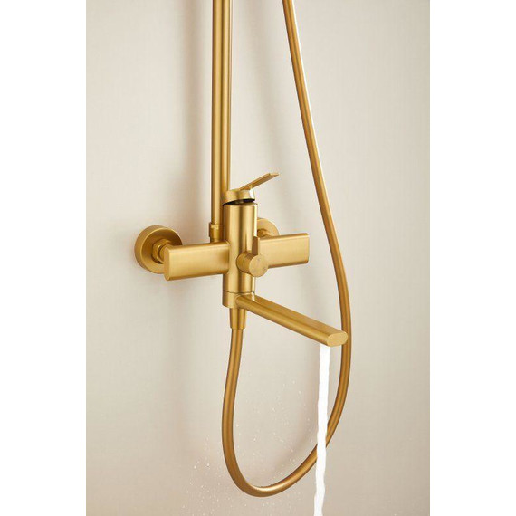 Душевая стойка Belz B24813-5, золото матовое - фото 41