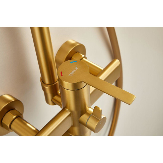 Душевая стойка Belz B24813-5, золото матовое - фото 44