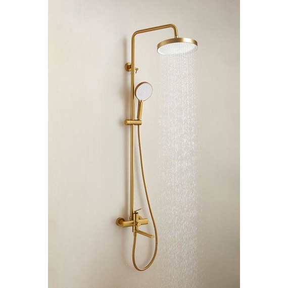 Душевая стойка Belz B24813-5, золото матовое - фото 46