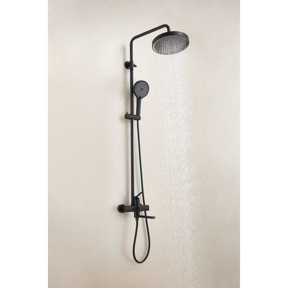 Душевая стойка Belz B24813-7, чёрный матовый - фото 9