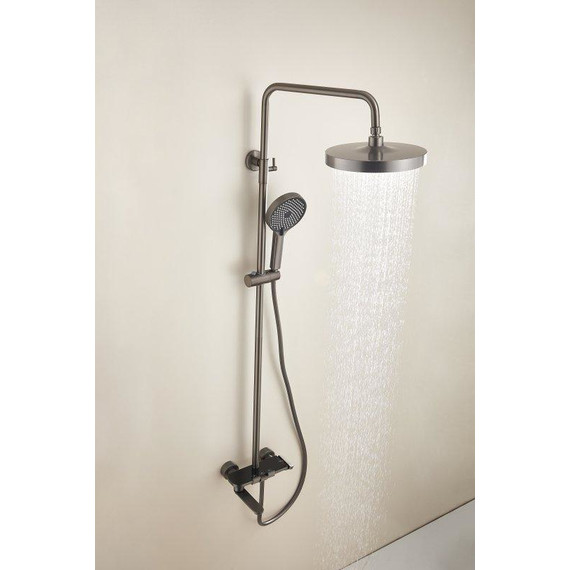 Душевая стойка Belz B25713-3, оружейная сталь - фото 11