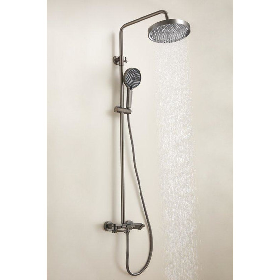 Душевая стойка Belz B25713-3, оружейная сталь - фото 21