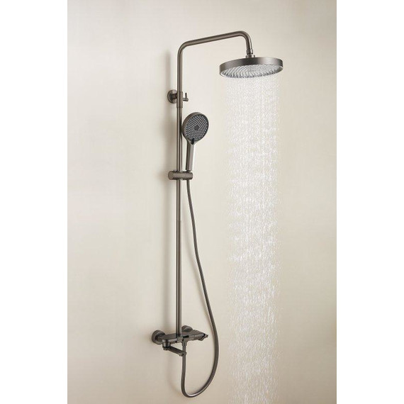 Душевая стойка Belz B25713-3, оружейная сталь - фото 25