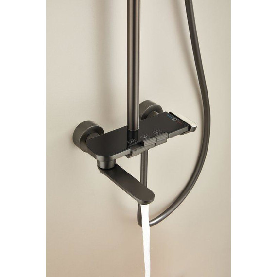 Душевая стойка Belz B25713-3, оружейная сталь - фото 30