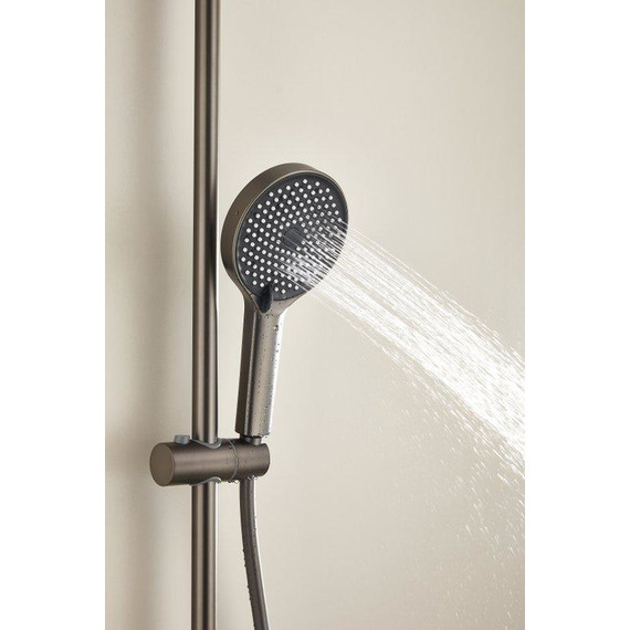 Душевая стойка Belz B25713-3, оружейная сталь - фото 38