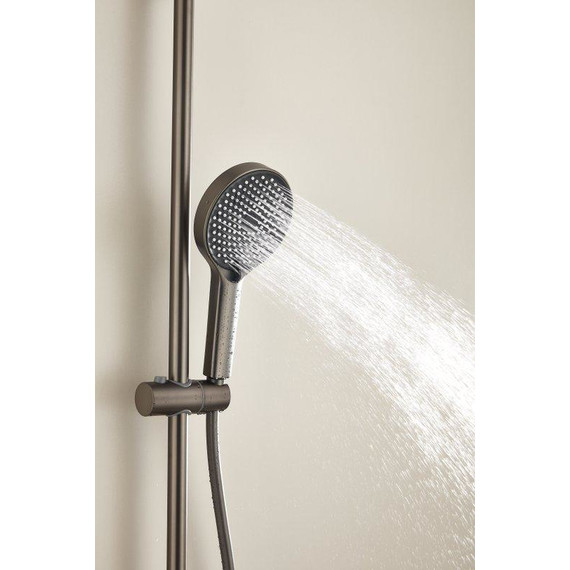 Душевая стойка Belz B25713-3, оружейная сталь - фото 40