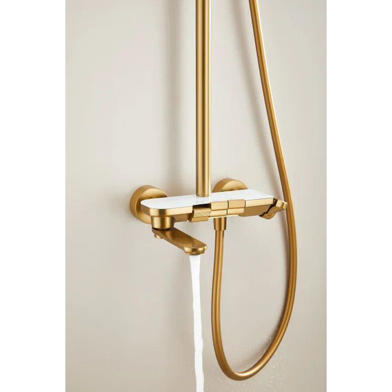 Душевая стойка Belz B25713-5, золото матовое - фото 13