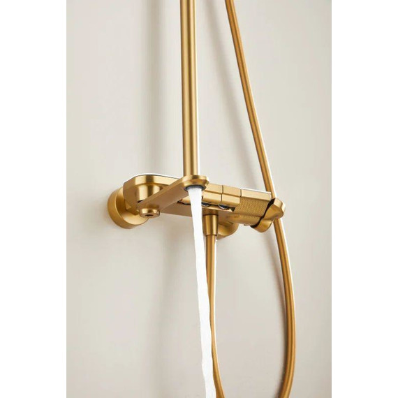 Душевая стойка Belz B25713-5, золото матовое - фото 15