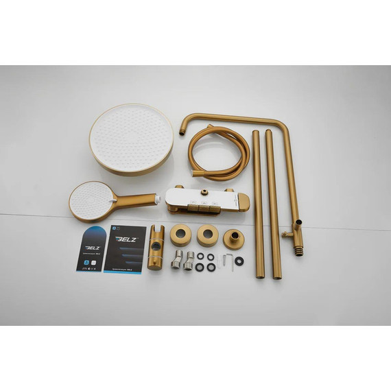 Душевая стойка Belz B25713-5, золото матовое - фото 58