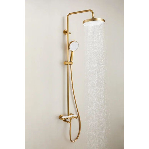 Душевая стойка Belz B25713-5, золото матовое - фото 6