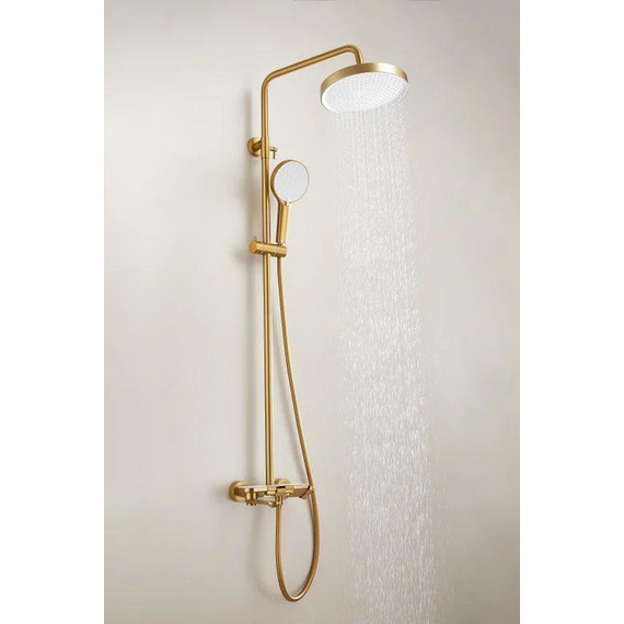 Душевая стойка Belz B25713-5, золото матовое - фото 7