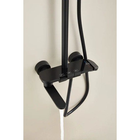 Душевая стойка Belz B25713-7, чёрный матовый - фото 20