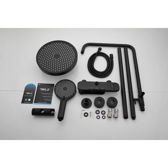 Душевая стойка Belz B25713-7, чёрный матовый - фото 46