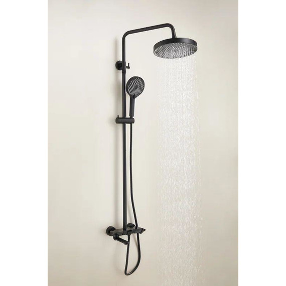 Душевая стойка Belz B25713-7, чёрный матовый - фото 6