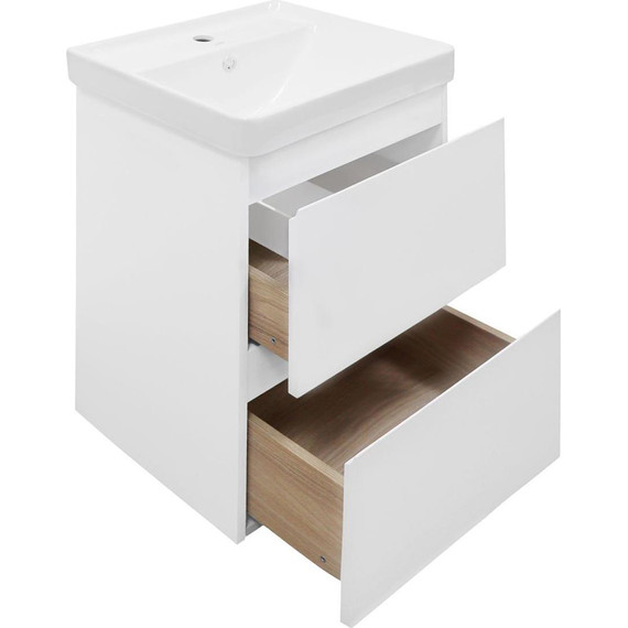 Тумба подвесная с раковиной Azario Мила 50 см CS00097549 - фото 4