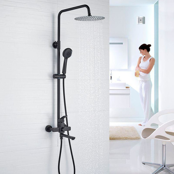 Душевая стойка Ledeme L2480B, чёрный - фото 2