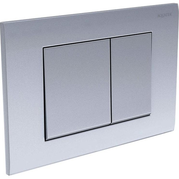 Кнопка смыва Aquatek PNS-0000003, хром матовый - фото 2