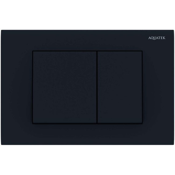 Кнопка смыва Aquatek PNS-0000005, чёрный матовый - фото 
