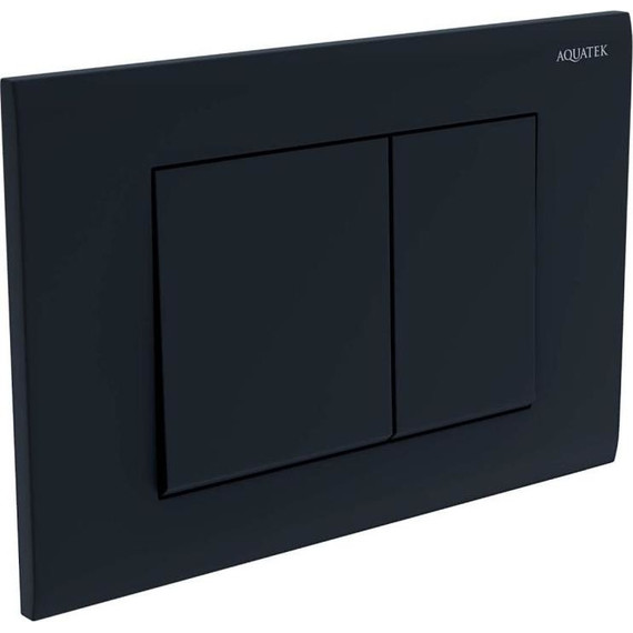 Кнопка смыва Aquatek PNS-0000005, чёрный матовый - фото 2