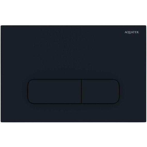 Кнопка смыва Aquatek PNS-0000010, чёрный матовый - фото 