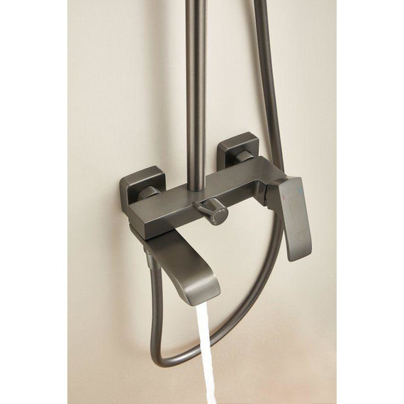 Душевая стойка Belz B24507-3, оружейная сталь - фото 24