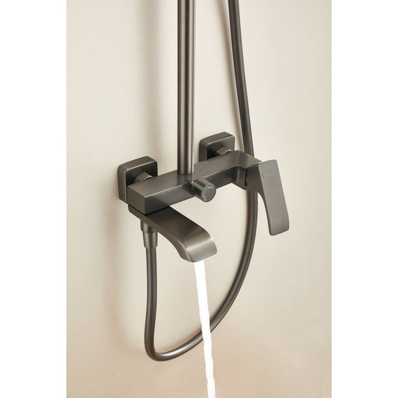 Душевая стойка Belz B24507-3, оружейная сталь - фото 26