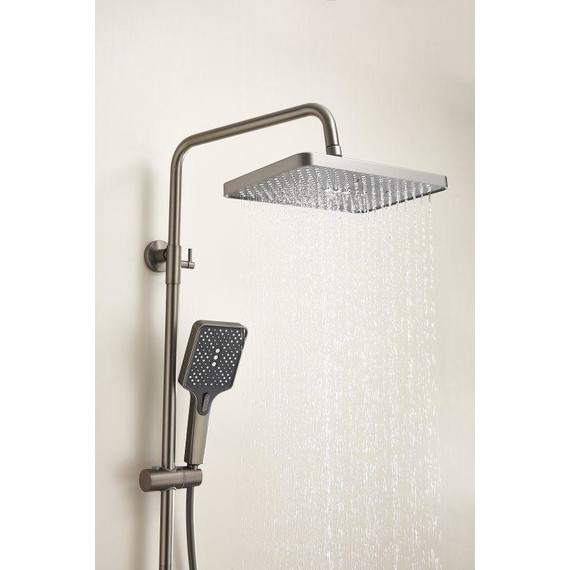 Душевая стойка Belz B24507-3, оружейная сталь - фото 22