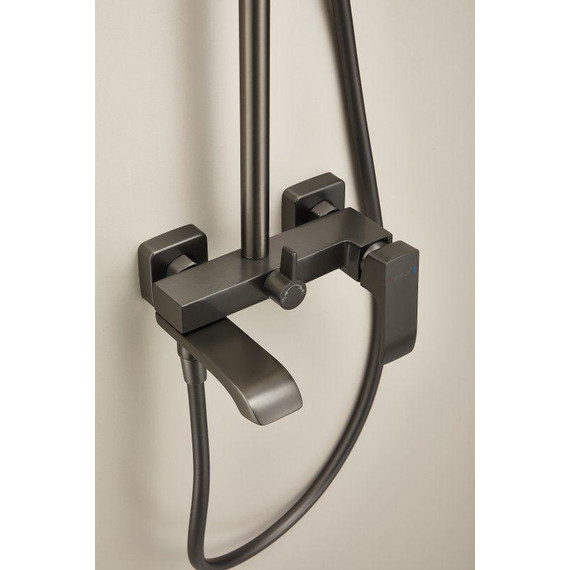 Душевая стойка Belz B24507-3, оружейная сталь - фото 32