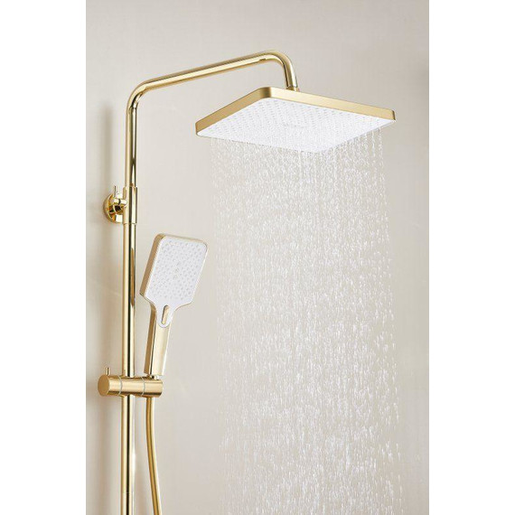 Душевая стойка Belz B24507-5, золото - фото 14