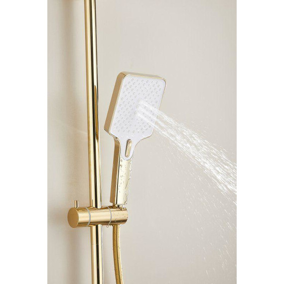 Душевая стойка Belz B24507-5, золото - фото 35