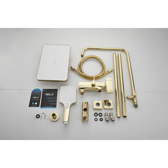 Душевая стойка Belz B24507-5, золото - фото 55