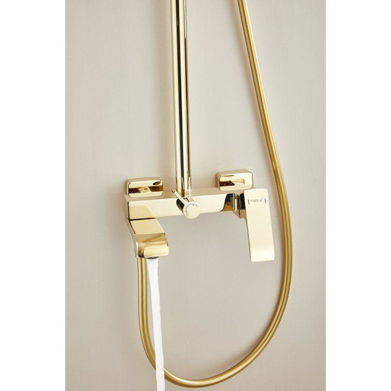 Душевая стойка Belz B24507-5, золото - фото 13