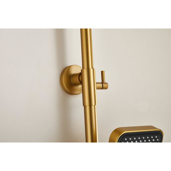 Душевая стойка Belz B24658-5, золото матовое - фото 25