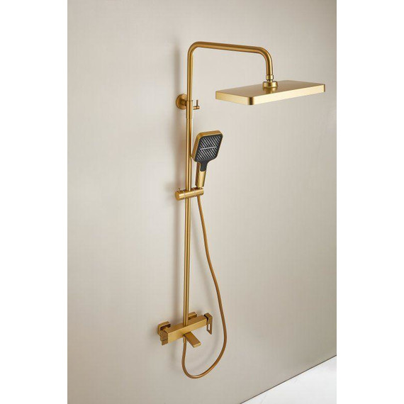 Душевая стойка Belz B24658-5, золото матовое - фото 5