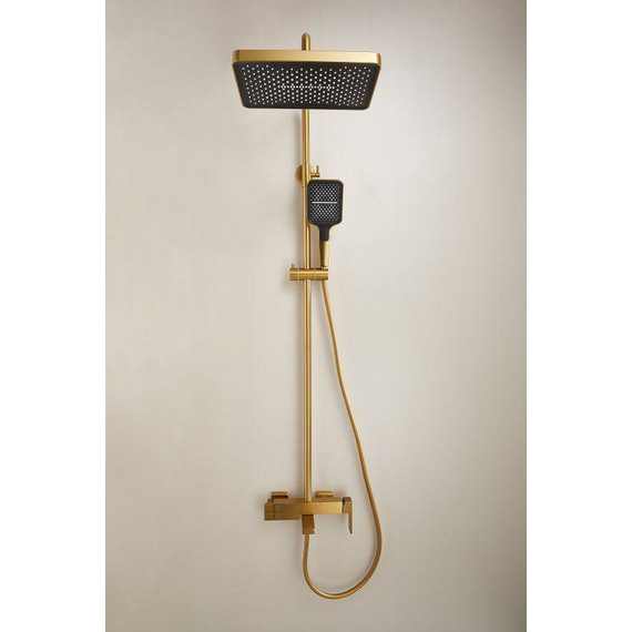 Душевая стойка Belz B24658-5, золото матовое - фото 10