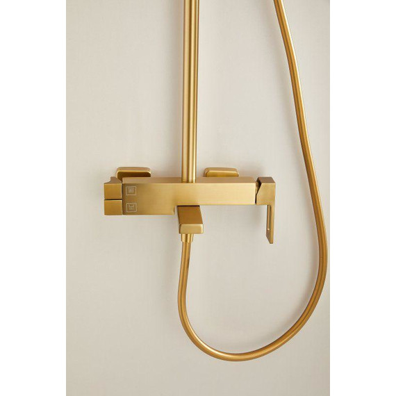 Душевая стойка Belz B24658-5, золото матовое - фото 21