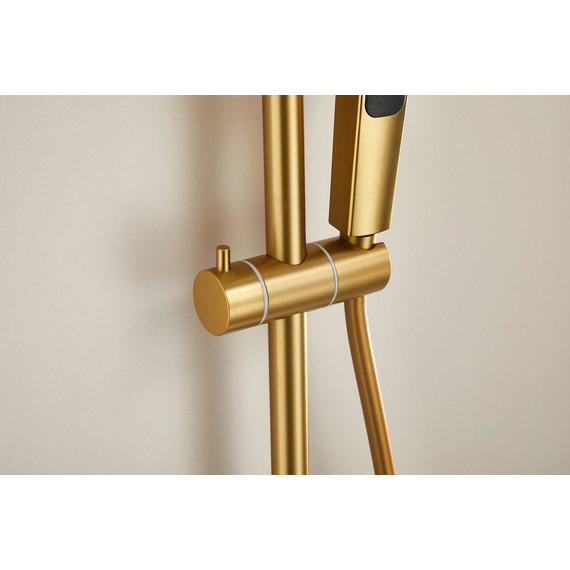 Душевая стойка Belz B24658-5, золото матовое - фото 13