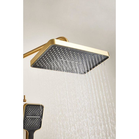 Душевая стойка Belz B24658-5, золото матовое - фото 28