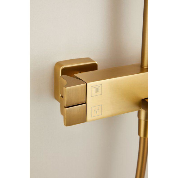 Душевая стойка Belz B24658-5, золото матовое - фото 29