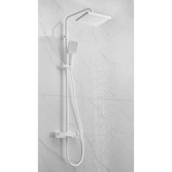 Душевая стойка Belz B24658-8, белый матовый - фото 6