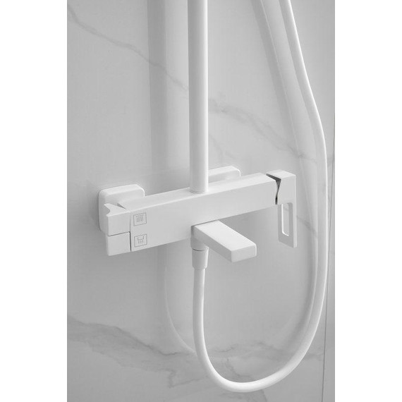 Душевая стойка Belz B24658-8, белый матовый - фото 42