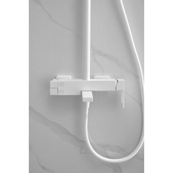 Душевая стойка Belz B24658-8, белый матовый - фото 15